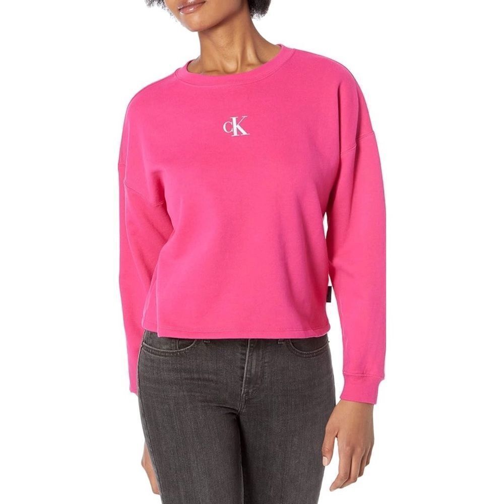 Calvin Klein Hot Pink Long Sleeve Top